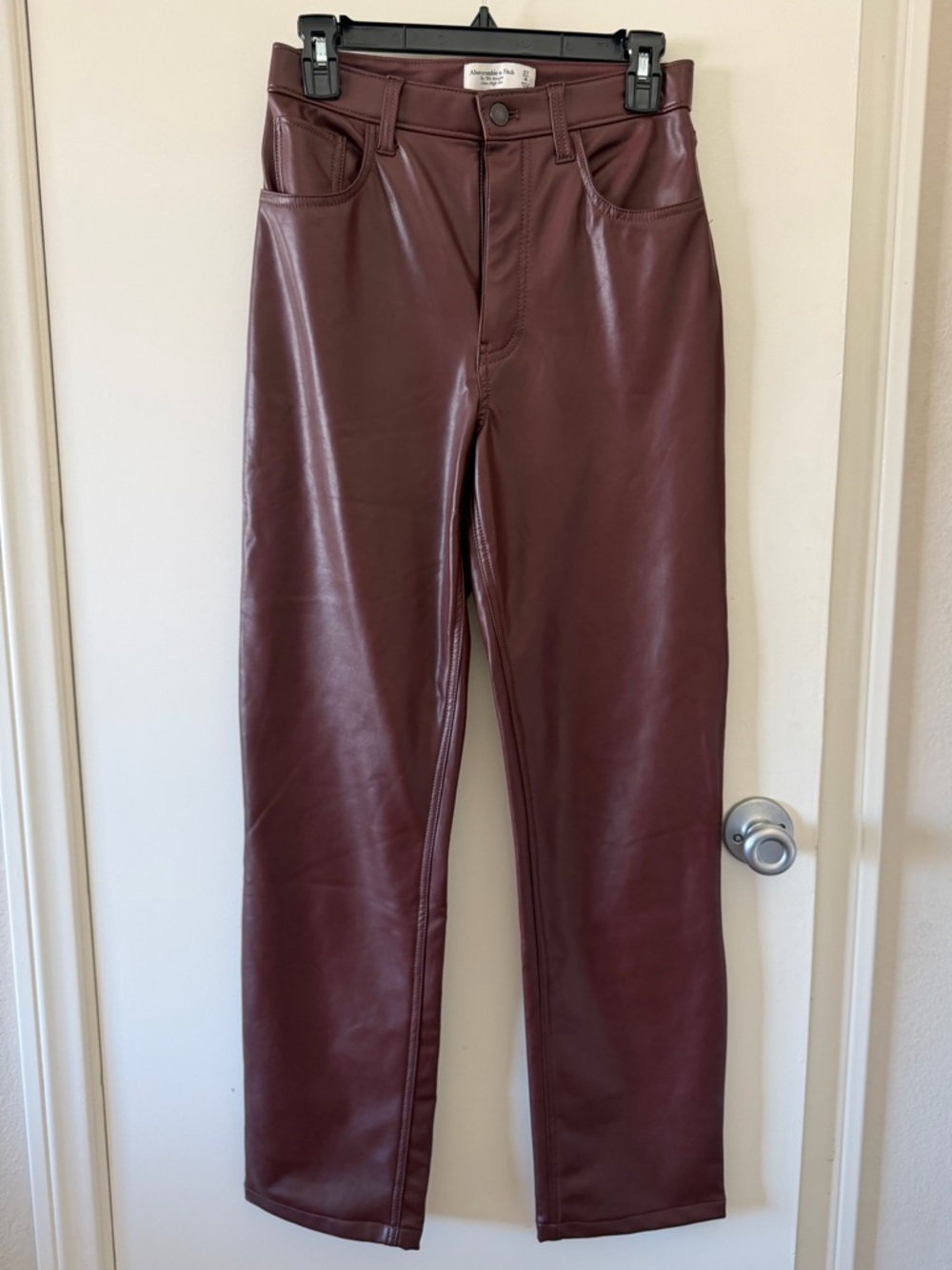 Abercrombie & Fitch Faux Leather Pants, 27